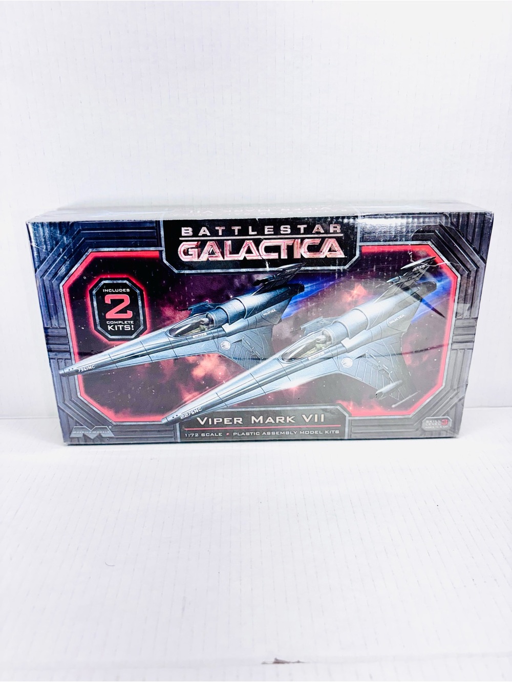 1/72 Moebius Model 2 Kits Colonial VIPER MK VII Plastic 958 Battlestar Galactica